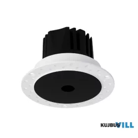 LUX 368764 INFINITY FI TRIMLESS 12W 3000K NERO Süllyesztett