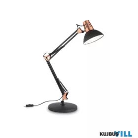 LUX 61191 Asztali lámpa WALLY TL1 NERO RAME