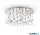 LUX 77819 Mennyezeti lámpa MOONLIGHT PL15 CROMO