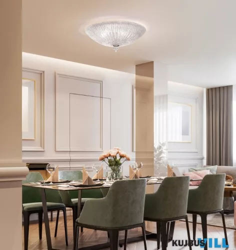 LUX 8622 Mennyezeti lámpa SHELL PL6 TRASPARENTE