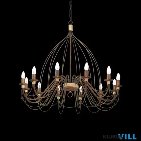 LUX 97671 Csillár CORTE SP12 RUGGINE