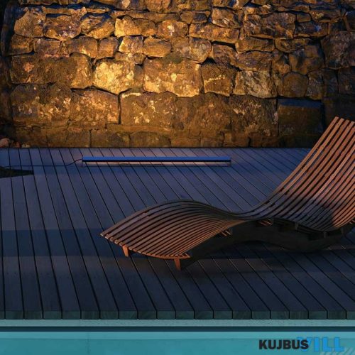 MAYTONI O415FL-L15B3K Edge  Fali lámpa kültérre