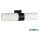 LUXERA 12075 ANITA PLUS falikar 2xE14/40W ↔29cm IP44 fekete