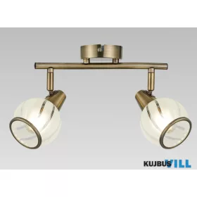 LUXERA 14104 SIENTO spotlámpa 2xE14/40W matt réz