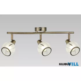 LUXERA 14105 SIENTO spotlámpa 3xE14/40W matt réz