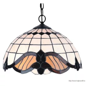 LUXERA 146 TIFFANY függeszték 2xE27/60W Ø40cm ↕120cm