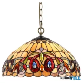 LUXERA 1704 TIFFANY XXI függeszték 2xE27/60W Ø40cm