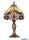 LUXERA 1705 TIFFANY XXI asztali lámpa E14/40W Ø20cm ↕36cm