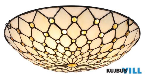 LUXERA 1713 TIFFANY mennyezet lámpa 3xE27/40W Ø40cm