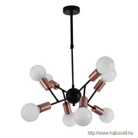   LUXERA 17202 BALL függeszték/8 E27/G95/40W Ø63cm ↕72,5cm