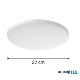   LUXERA 17450 AORA LED mennyezet lámpa 18W/2700lm 4000K Ø22cm IP40 fehér