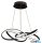 LUXERA 18207 PASSO LED függeszték 40W/2600lm 4000K Ø58cm ↕150cm fekete