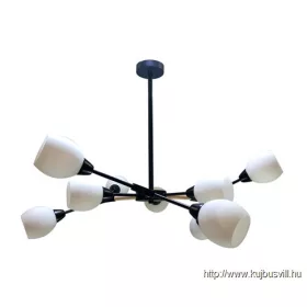 LUXERA 18301 CITTERRIO függeszték/9 E14/40W Ø80cm ↕75cm