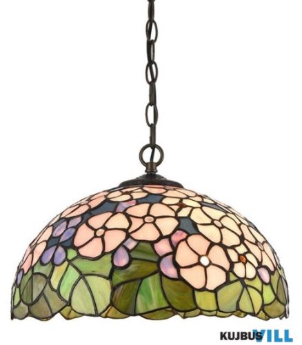 LUXERA 201 TIFFANY XX függeszték 2xE27/60W Ø40cm