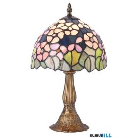 LUXERA 202 TIFFANY XX asztali lámpa E14/40W Ø20cm