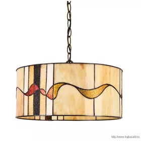 LUXERA 211 TIFFANY XI függeszték 2xE27/60W Ø40cm