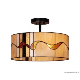 LUXERA 212 TIFFANY XI mennyezet lámpa 2xE27/60W Ø40cm