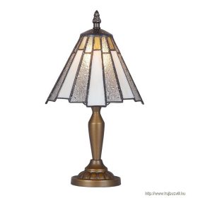 LUXERA 219 TIFFANY asztali lámpa E14/40W Ø17,5cm