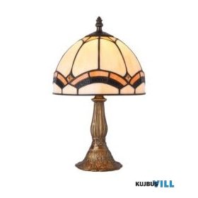 LUXERA 230 TIFFANY XIX asztali lámpa E14/40W Ø20cm