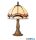 LUXERA 230 TIFFANY XIX asztali lámpa E14/40W Ø20cm