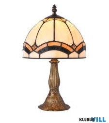 LUXERA 230 TIFFANY XIX asztali lámpa E14/40W Ø20cm