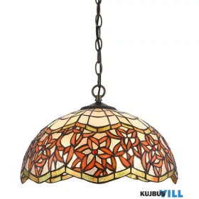 LUXERA 232 TIFFANY XXI függeszték 2xE27/60W Ø40cm