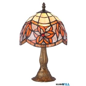 LUXERA 233 TIFFANY XXI asztali lámpa E14/40W Ø20cm