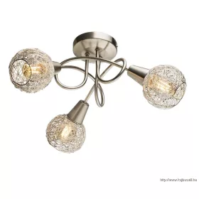   LUXERA 27502 CARIER mennyezet lámpa/3 E14/40W Ø38cm ↕20,5cm