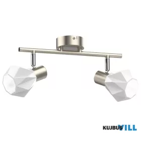LUXERA 27510 METIS spotlámpa 2xE14/40W matt króm/fehér