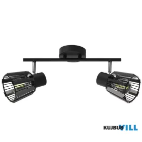 LUXERA 27517 PONTEO spotlámpa 2xE27/40W fekete/füstüveg