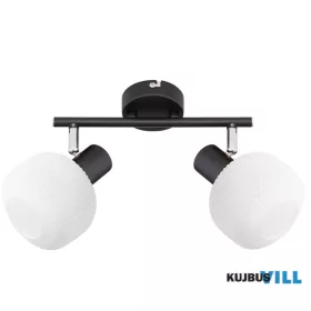 LUXERA 27520 ARYA spotlámpa 2xE14/40W fekete/fehér