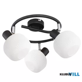 LUXERA 27521 ARYA spotlámpa 3xE14/40W fekete/fehér