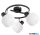 LUXERA 27521 ARYA spotlámpa 3xE14/40W fekete/fehér