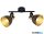 LUXERA 27523 MESCALA spotlámpa 2xE14/40W fekete-arany/világos fa