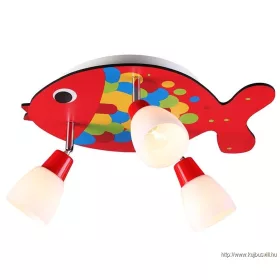   LUXERA 28037 KARP gyermek mennyezet lámpa/3 E14/40W Ø41cm ↕19cm