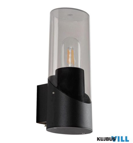 LUXERA 28208 ACREA kültéri falikar 1xE27/35W IP54 fekete/füstüveg