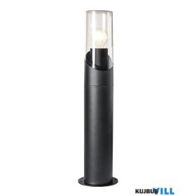   LUXERA 28209 ACREA kültéri állólámpa 1xE27/35W IP54 ↕60cm fekete/füstüveg