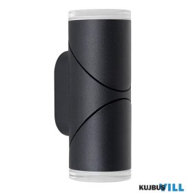   LUXERA 28210 AKARA LED kültéri falikar 2x5W/490lm 4000K IP65 fekete