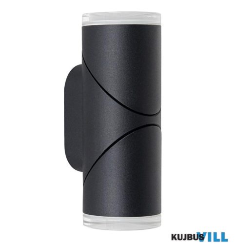 LUXERA 28210 AKARA LED kültéri falikar 2x5W/490lm 4000K IP65 fekete