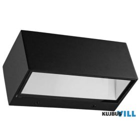  LUXERA 31313 TANUK LED kültéri falikar 9W/820lm 4000K IP54 ↔18,5cm fekete