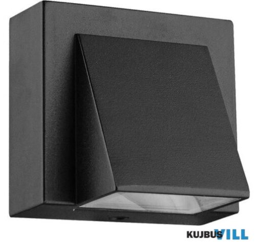 LUXERA 31314 NAUTIC LED kültéri falikar 3W/280lm 4000K IP44 ↕8cm fekete