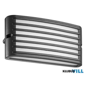  LUXERA 31317 PLUTO LED kültéri falikar 9W/820lm 4000K IP54 ↔22cm fekete