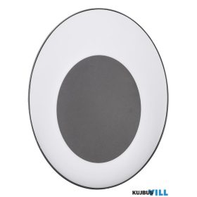   LUXERA 31654 NIBO LED kültéri falikar 20W/1600lm 4000K IP65 sötét szürke/fehér