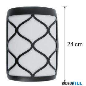   LUXERA 31655 RAE LED kültéri falikar 20W/1600lm 4000K IP65 sötét szürke/fehér