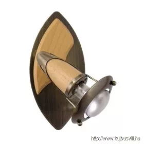 LUXERA 322 ZEUS spotlámpa/1 R50/40W, bronz/natur