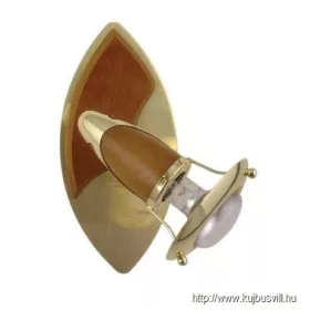   LUXERA 332 ZEUS spotlámpa/1 R50/40W, bronz/matt bronz/sötét fa