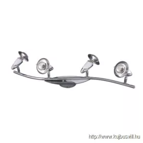 LUXERA 342 ZEUS spotlámpa/4 R50/40, króm/fehér