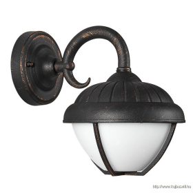   LUXERA 39017 NEBRASKA LED kültéri falikar 7W/600lm 3000K IP44 rustic-opál