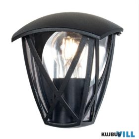 LUXERA 39032 SPLIT kültéri falikar 1xE27/40W IP44 fekete