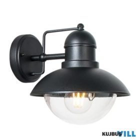   LUXERA 39036 HECTOR kültéri falikar 1xE27/60W IP44 matt fekete